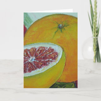 Carte de voeux Red Grapefruit