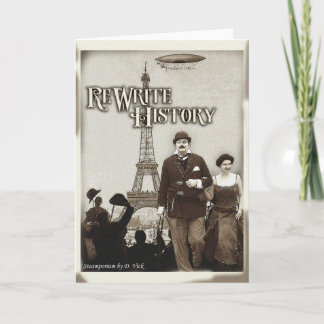 Carte de voeux Réécrire l'historique
