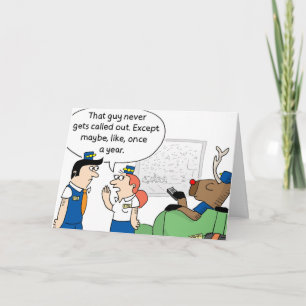 Carte de voeux Reindeer Reserve Holiday