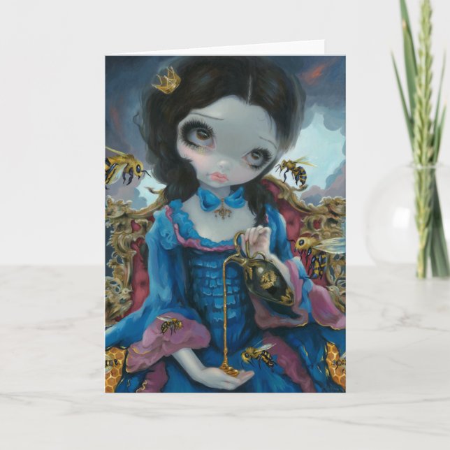 Carte de voeux "Reine des abeilles" (Devant)