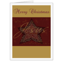 Carte de voeux religieuse de Joyeux Noël grande