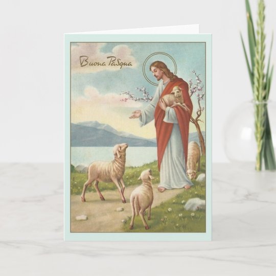 Carte De Voeux Religieuse Italienne Vintage De Zazzle Fr