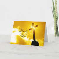 Carte de voeux religieuse Merci