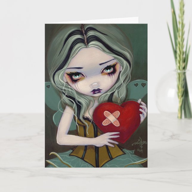 Carte de voeux "réparant coeur brisé" (Devant)