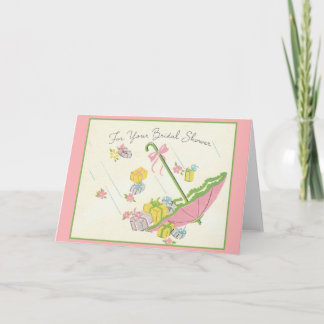 Carte de voeux Retro Fête des mariées