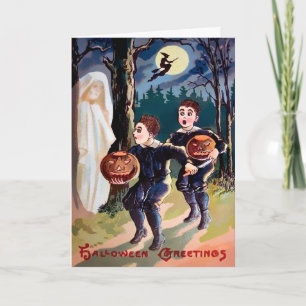 Carte de voeux Retro Halloween