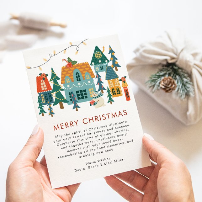 Carte de vœux rétro Joyeux Noël (Créateur téléchargé)