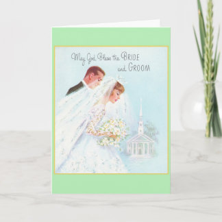 Carte de voeux Retro Mariage