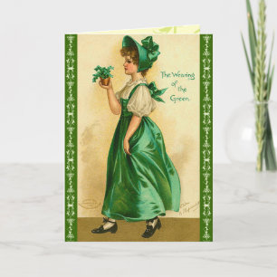Carte de voeux Retro St. Patrick's Day