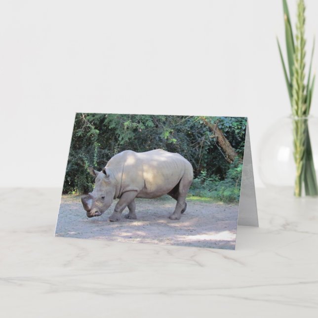 Carte de voeux Rhino AK (Devant)
