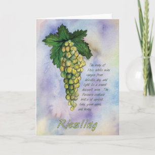 Carte de voeux Riesling Vins