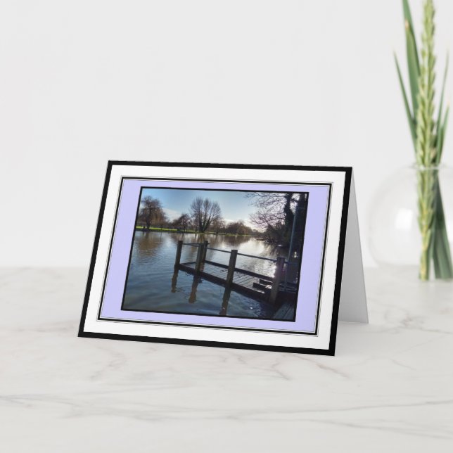 Carte de voeux River Avon, Stratford-Upon-Avon (Devant)