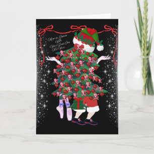 Carte de vœux Rock-in Around The Christmas Tree