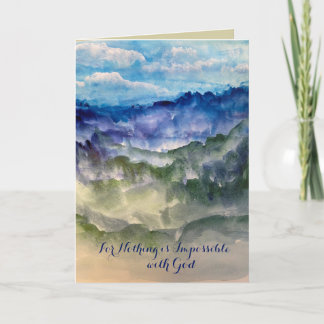 Carte de voeux Rocky Mountain Blues