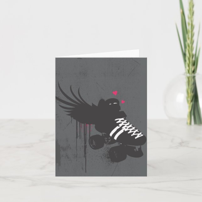 Carte de voeux Roller Derby (Devant)
