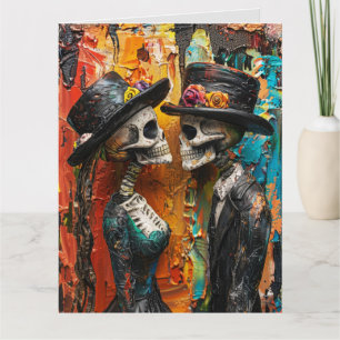CARTE DE VOEUX ROMANTIQUE HALLOWEEN