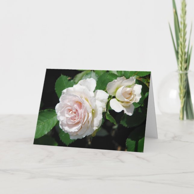 Carte de voeux rose (Devant)