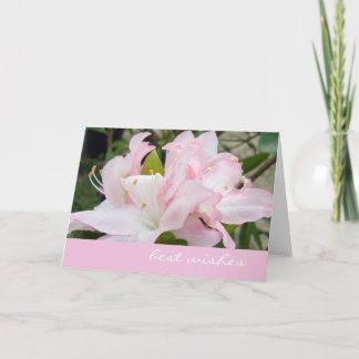Carte de voeux Rose Azaleas
