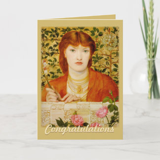 Carte de voeux Rossetti Regina Cordium CC0655
