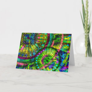 Carte de voeux "Roue de Fortune"