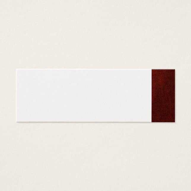 Carte de vœux rouge et blanc de Noël (Devant)