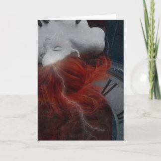 Carte de voeux : Rouge Vintage