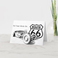Carte de voeux Route 66