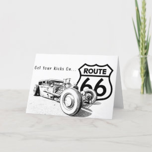 Carte de voeux Route 66
