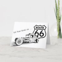 Carte de voeux Route 66