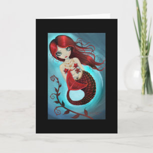 Carte de voeux Ruby Mermaid