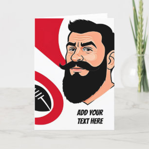 Carte de voeux Rugby personnalisée