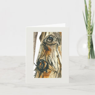 Carte de voeux Rustic Watercolor Horse