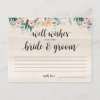 Carte de voeux Rustique Mariage Dusk