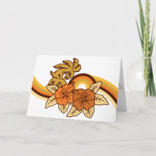 Carte de voeux Safari Surfing