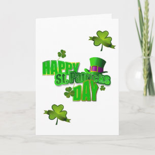 Carte de voeux Saint Patrick's Day
