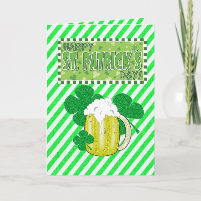Carte de voeux Saint Patrick's Day (Devant)