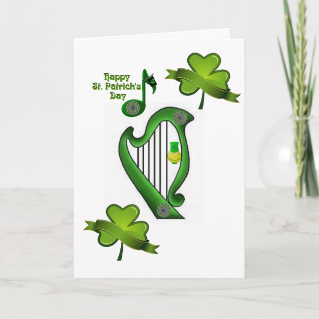 Carte de voeux Saint Patrick's Day (Devant)