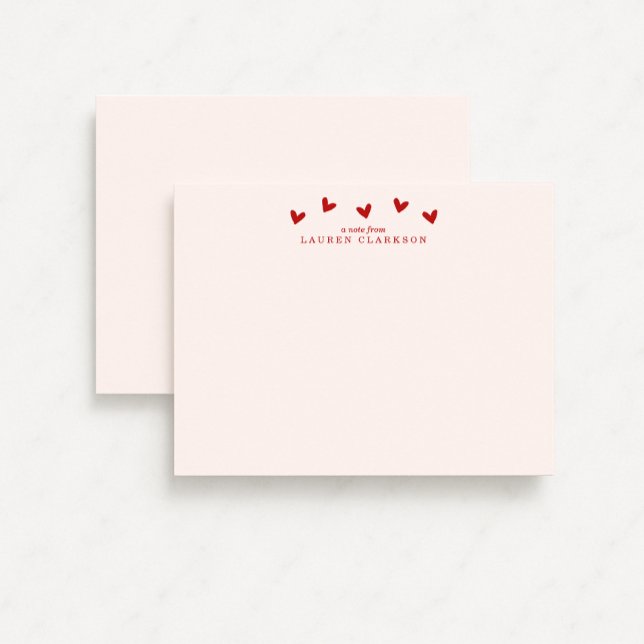 Carte de vœux Saint-Valentin Cœurs Rouges (Créateur téléchargé)
