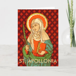Carte de vœux Sainte Apollonie (VVP 001) #1
