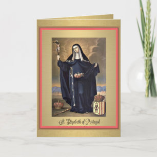 Carte de vœux Sainte Élisabeth de Portugal