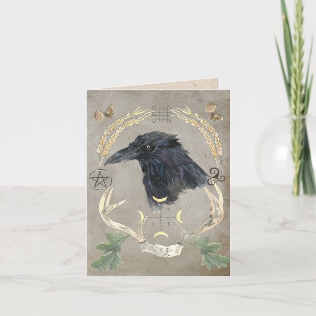 Carte de vœux Samhain - Halloween (Devant)