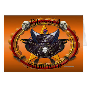 Carte de voeux Samhain personnalisable