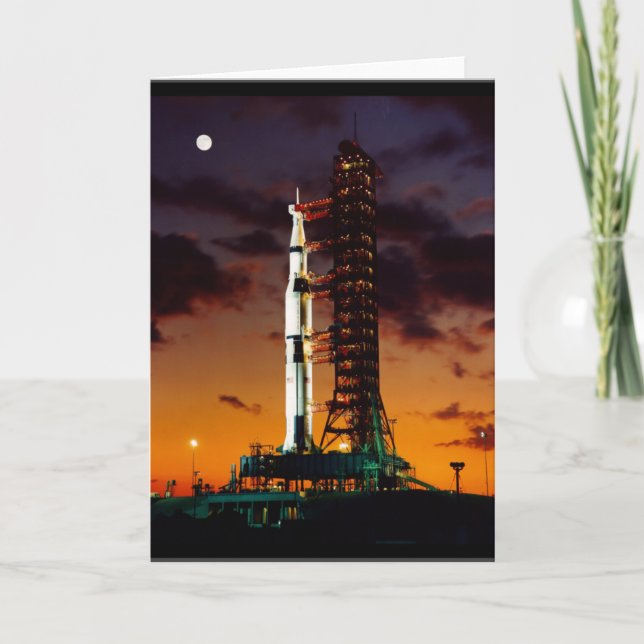 Carte de voeux Saturn V (Devant)