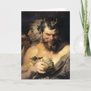 Carte de voeux Satyr