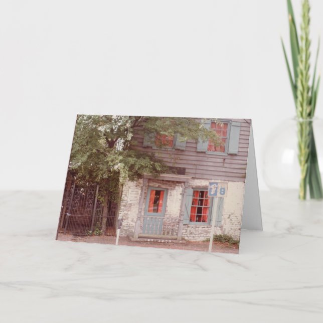 Carte de voeux Savannah Géorgie (Devant)