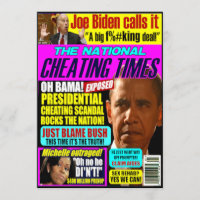 Carte de voeux scandale Obama