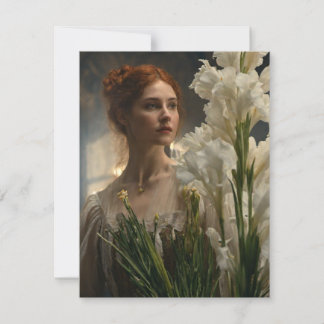 Carte de voeux Scottish Alchemy Bridal Gladioli