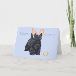 Carte de vœux Scottish Terrier