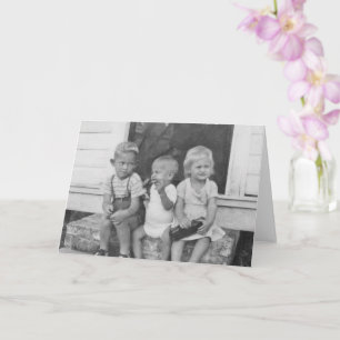 Carte de vœux Se souvenir des marches arrière