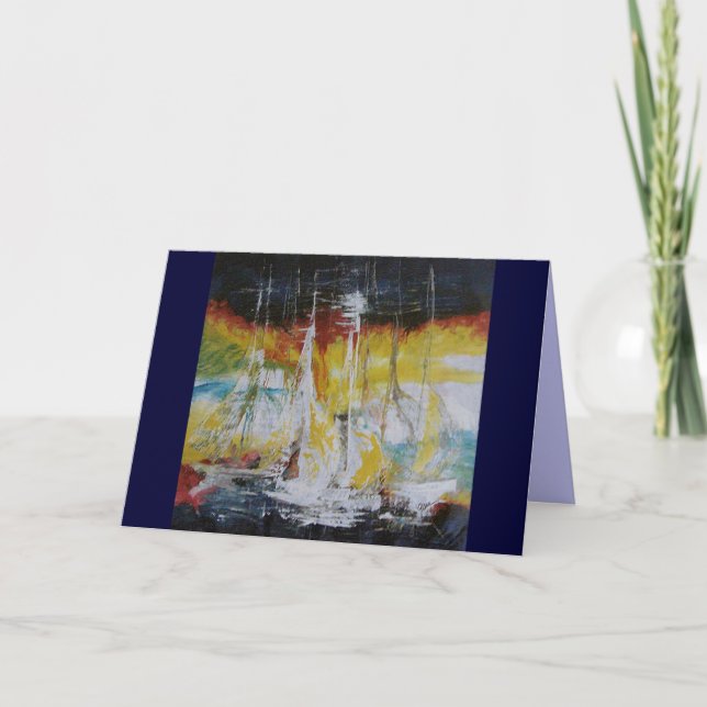 Carte de voeux Seascapes V (Devant)